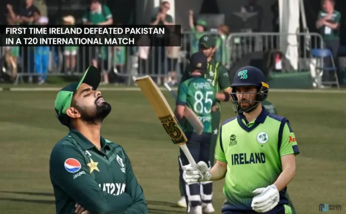 First Time Ireland Defeated Pakistan in a T20 International Match
