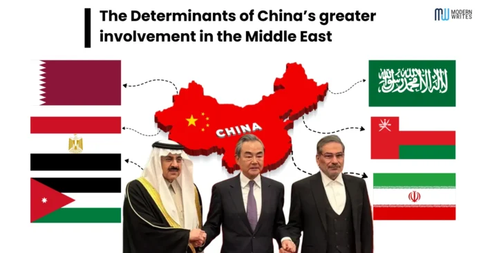 The Determinants of China greater involvement in the Middle East